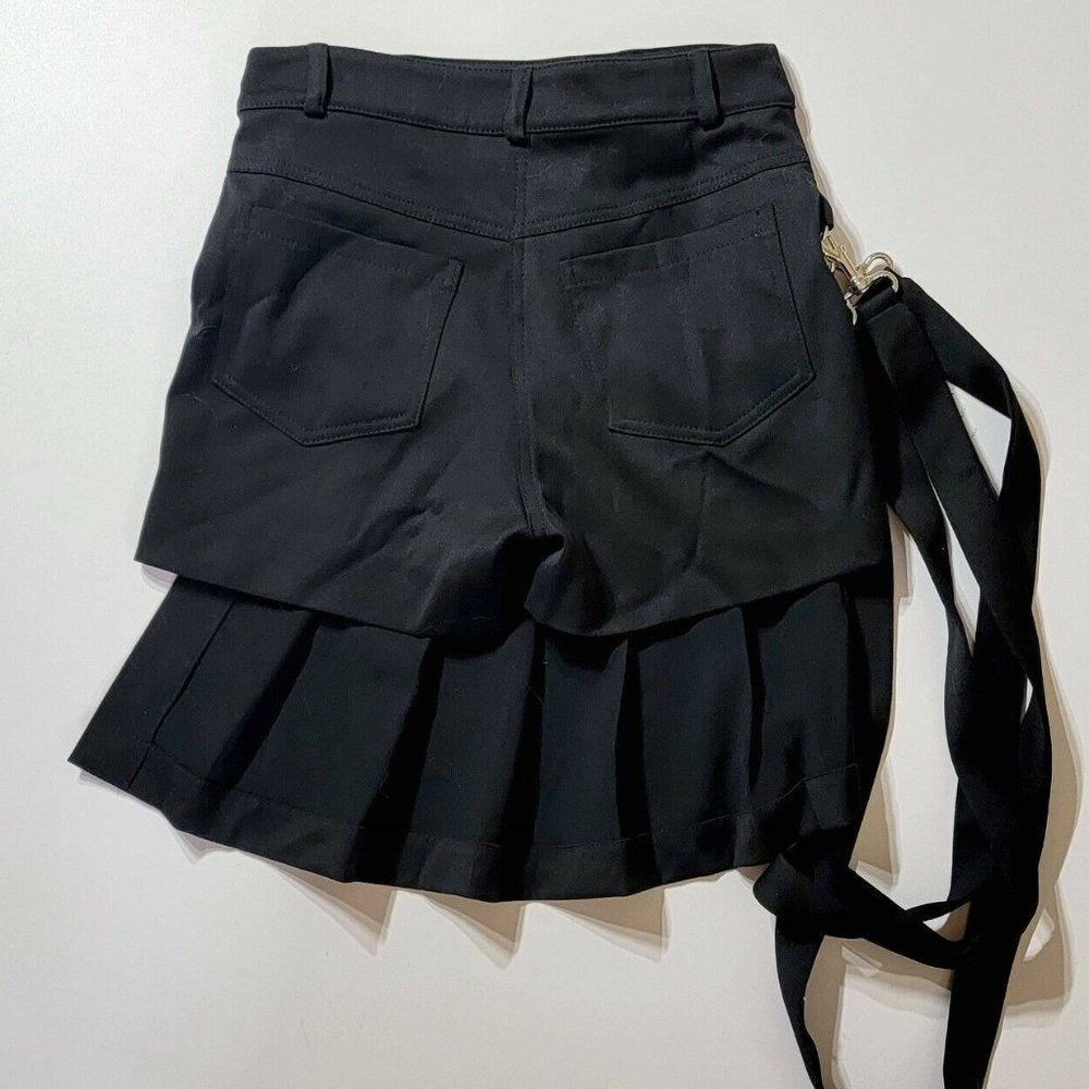 Moschino Mini Skirt / Shorts With Pleated Apron, Women's Size US 2 - Picture 5 of 9